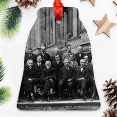 1927 Solvay Conference On Quantum Mechanics Ornament (bell) by thearts