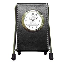 Gamer Pen Holder Desk Clocks by Valentinaart
