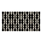 Wavy Stripes Pattern Satin Shawl Front