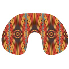 Geometric Extravaganza Pattern Travel Neck Pillows by linceazul