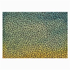 Background Cubism Mosaic Vintage Large Glasses Cloth by Nexatart