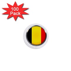 Belgium Flag Country Brussels 1  Mini Buttons (100 Pack)  by Nexatart