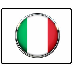 Italy Country Nation Flag Fleece Blanket (medium)  by Nexatart