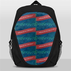 Valentine Day Pattern Backpack Bag by dflcprints