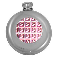 Background Abstract Square Round Hip Flask (5 Oz) by Nexatart