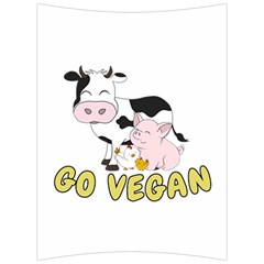 Friends Not Food - Cute Pig And Chicken Back Support Cushion by Valentinaart
