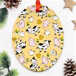 The Farm Pattern Ornament (Oval Filigree) Front