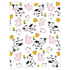 The Farm Pattern Back Support Cushion by Valentinaart