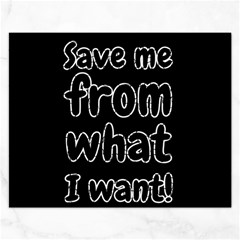 Save Me From What I Want Rectangular Jigsaw Puzzl by Valentinaart