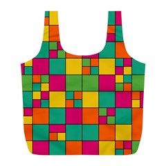 Abstract Background Abstract Full Print Recycle Bags (l)  by Nexatart