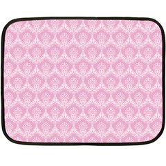 Damask Pink Double Sided Fleece Blanket (mini)  by snowwhitegirl