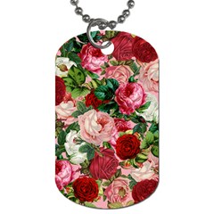 Rose Bushes Dog Tag (two Sides) by snowwhitegirl