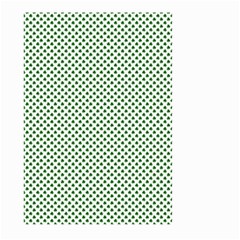 Shamrock 2-tone Green On White St Patrick’s Day Clover Large Garden Flag (two Sides) by PodArtist
