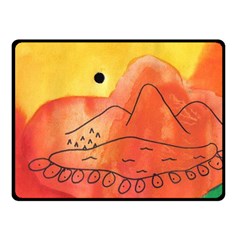 Mountains Fleece Blanket (small) by snowwhitegirl
