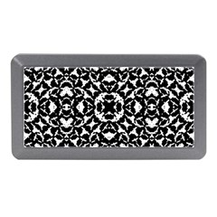 Black And White Geometric Pattern Memory Card Reader (mini) by dflcprints