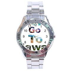 Hawaii Stainless Steel Analogue Watch by Howtobead