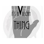 Vulcan Thing Double Sided Flano Blanket (Large)  Blanket Back