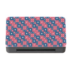 Squares And Circles Motif Geometric Pattern Memory Card Reader With Cf by dflcprints