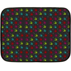 Roses Raining For Love  In Pop Art Fleece Blanket (mini) by pepitasart