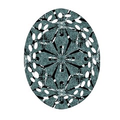 Modern Oriental Ornate Pattern Ornament (oval Filigree) by dflcprints