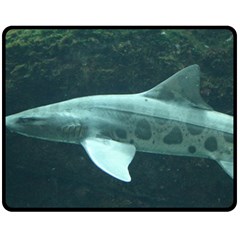 Leopard Shark Fleece Blanket (medium)  by trendistuff