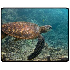 Sea Turtle 3 Fleece Blanket (medium)  by trendistuff