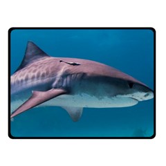 Tiger Shark 1 Fleece Blanket (small) by trendistuff