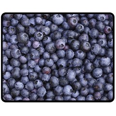 Blueberries 3 Fleece Blanket (medium)  by trendistuff