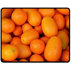 Kumquat 2 Fleece Blanket (medium)  by trendistuff