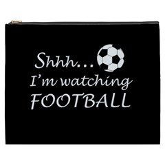 Football Fan  Cosmetic Bag (xxxl)  by Valentinaart