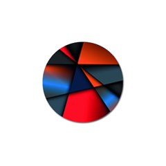 3d And Abstract Golf Ball Marker (4 Pack) by Sapixe