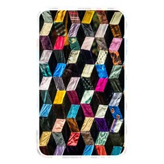 Abstract Multicolor Cubes 3d Quilt Fabric Memory Card Reader by Sapixe