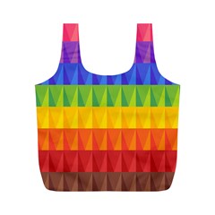Abstract Pattern Background Full Print Recycle Bags (m)  by Sapixe
