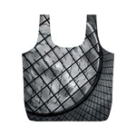 Architecture Roof Structure Modern Full Print Recycle Bags (M)  Back