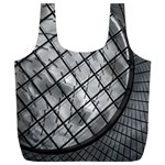 Architecture Roof Structure Modern Full Print Recycle Bags (L)  Back