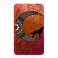 Black Wolf On Decorative Steampunk Moon Memory Card Reader by FantasyWorld7
