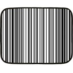Barcode Pattern Double Sided Fleece Blanket (Mini)  35 x27  Blanket Back