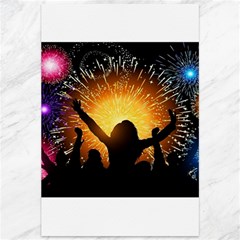 Celebration Night Sky With Fireworks In Various Colors Canvas 12  X 18   by Sapixe