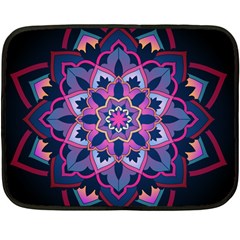 Mandala Circular Pattern Double Sided Fleece Blanket (mini)  by Nexatart