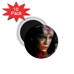 Digital Fantasy Girl Art 1 75  Magnets (10 Pack)  by Sapixe
