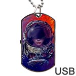 Eve Of Destruction Cgi 3d Sci Fi Space Dog Tag USB Flash (One Side) Front