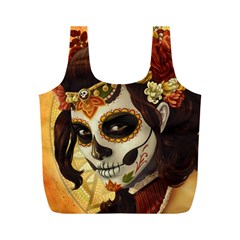 Fantasy Girl Art Full Print Recycle Bags (m)  by Sapixe