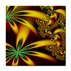 Floral Design Computer Digital Art Design Illustration Tile Coasters by Sapixe