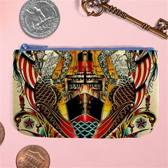 Hail Fine Art Print Large Coin Purse by Sapixe
