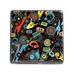 Music Pattern Memory Card Reader (Square) Front