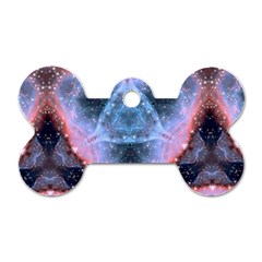 Sacred Geometry Mandelbrot Fractal Dog Tag Bone (two Sides) by Sapixe