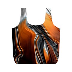 Fractal Structure Mathematics Full Print Recycle Bags (m)  by Sapixe