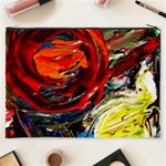 Sunset In A Mountains Cosmetic Bag (XXXL)  Back