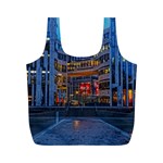 Architecture Modern Building Full Print Recycle Bags (M)  Front