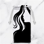 Long Haired Sexy Woman  Jewelry Bag Front